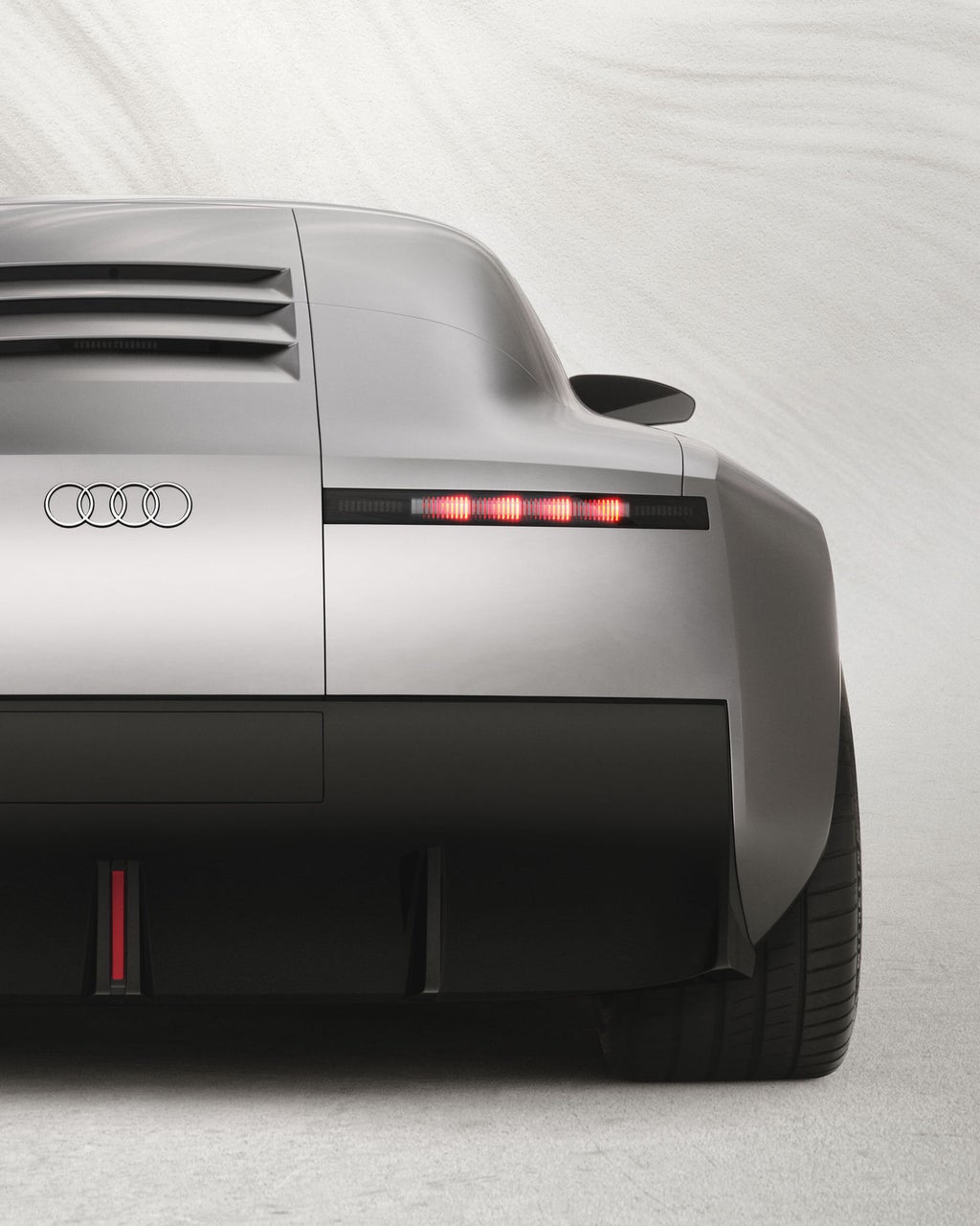 Rear view of the new Audi Concept C.