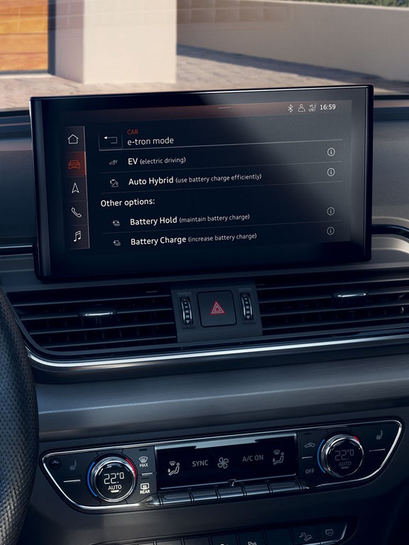 Display vom Q5 TFSI e