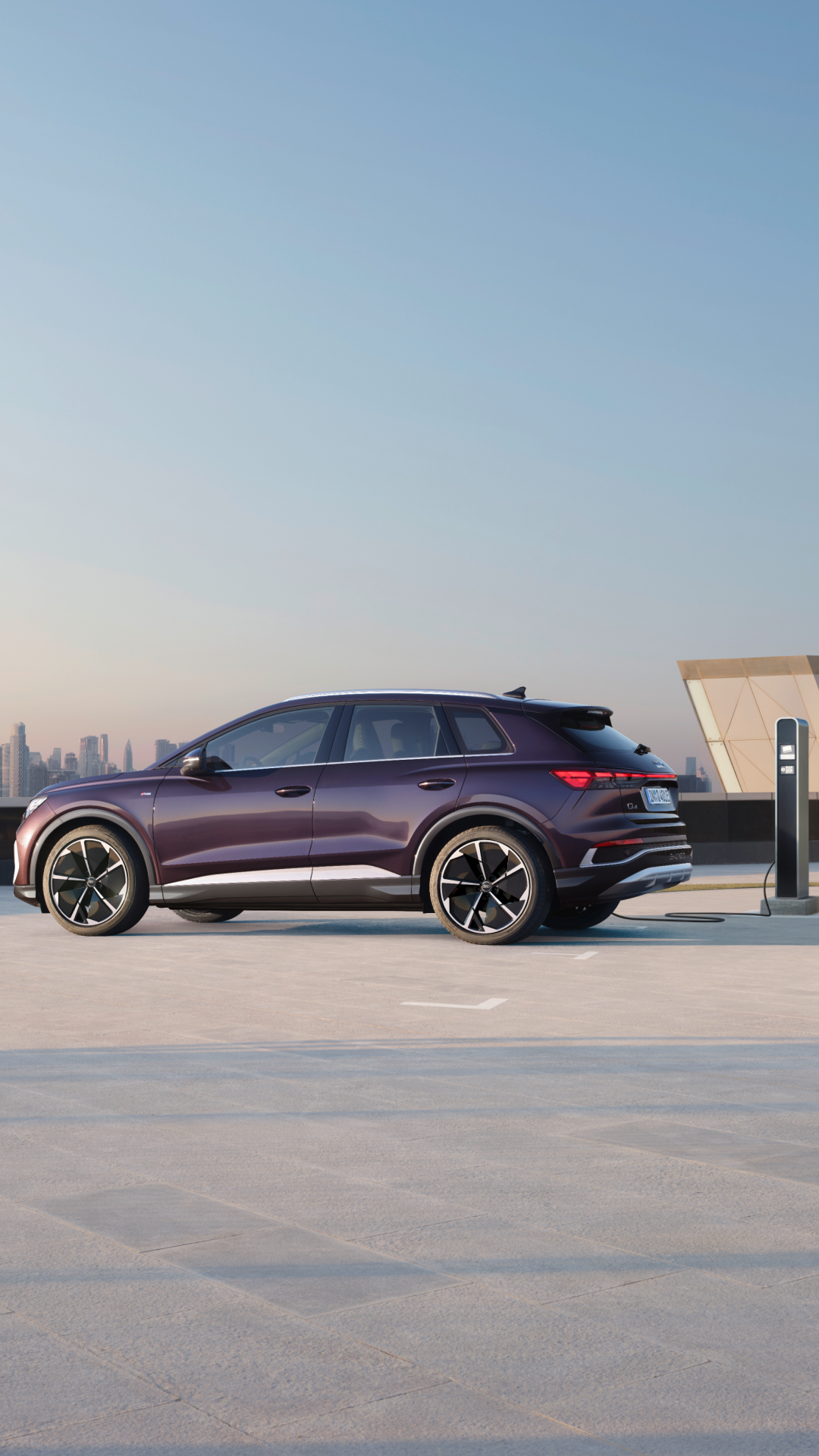 Charger sa voiture électrique Audi sur autoroute