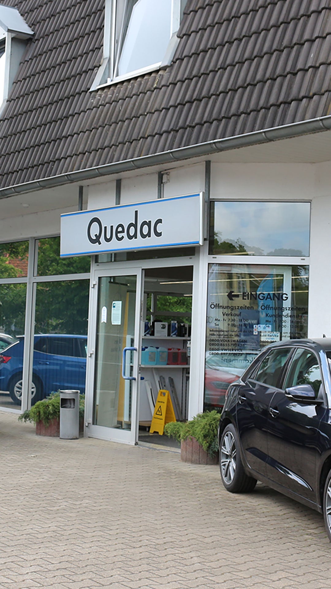 Außenansicht Quedac-Autohaus-GmbH