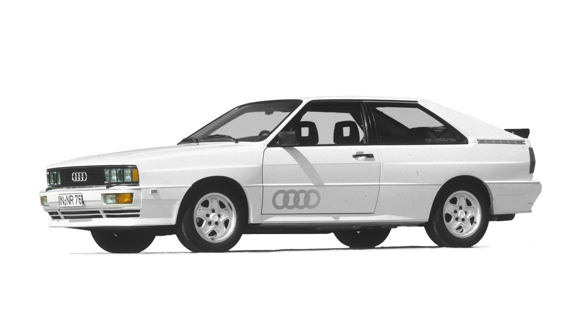 Illustration of the Audi quattro