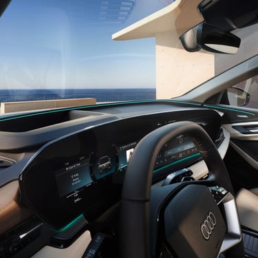 Audi Q6 SUV e-tron İç Ortam İletişim Işığı Görünümü