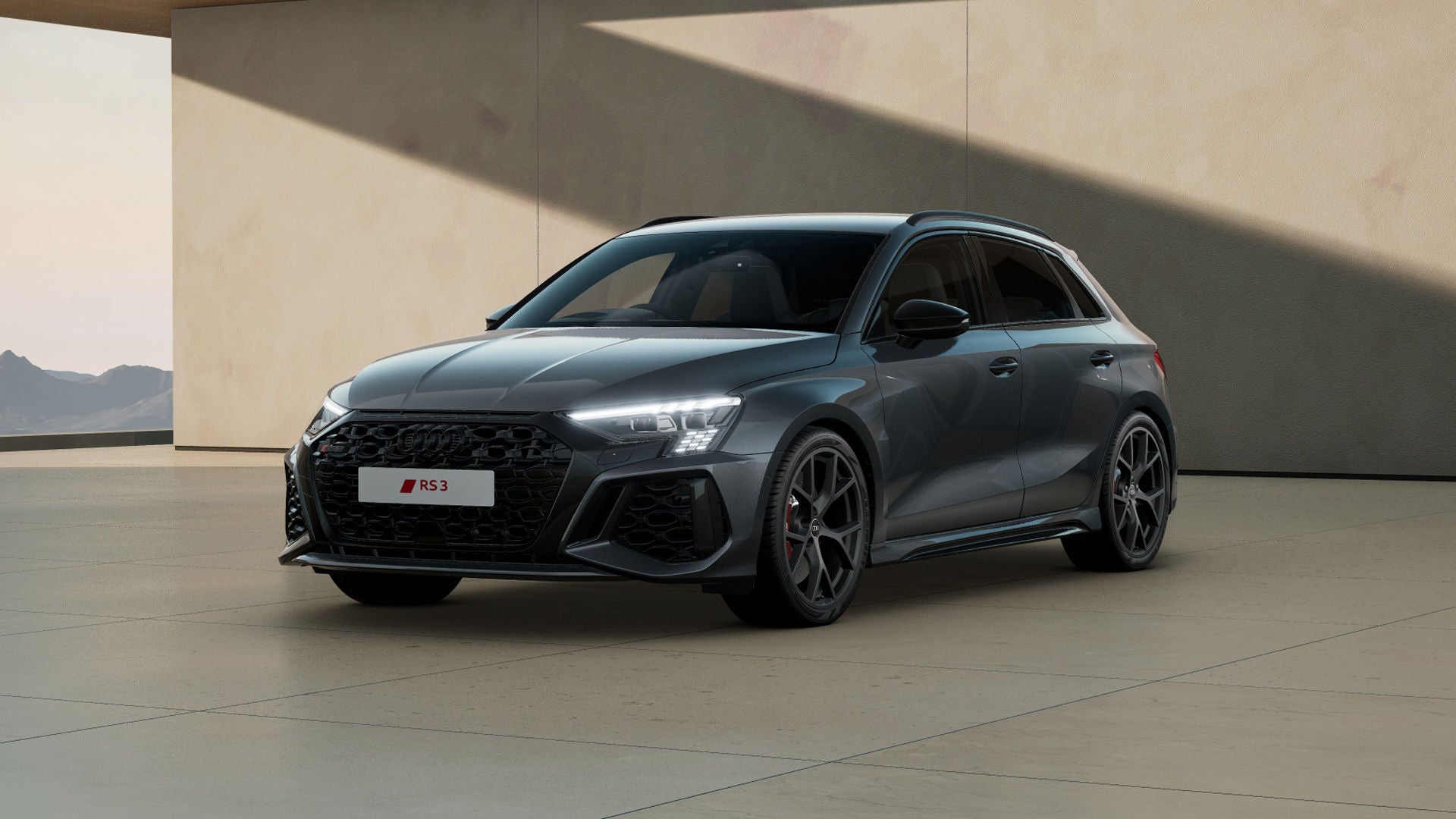 RS 3 Sportback stock image