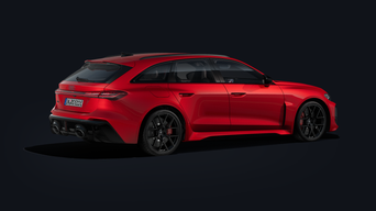 Audi RS 5 Avant visto desde el lateral.