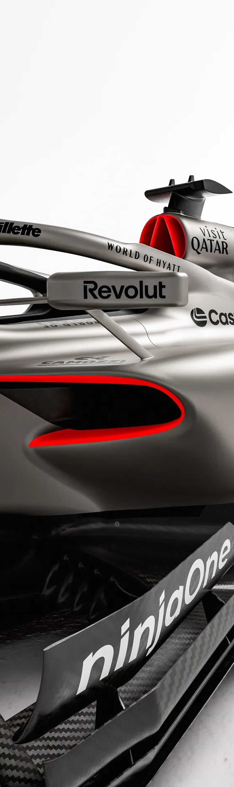 Close up of the Audi R26 Formula 1® car