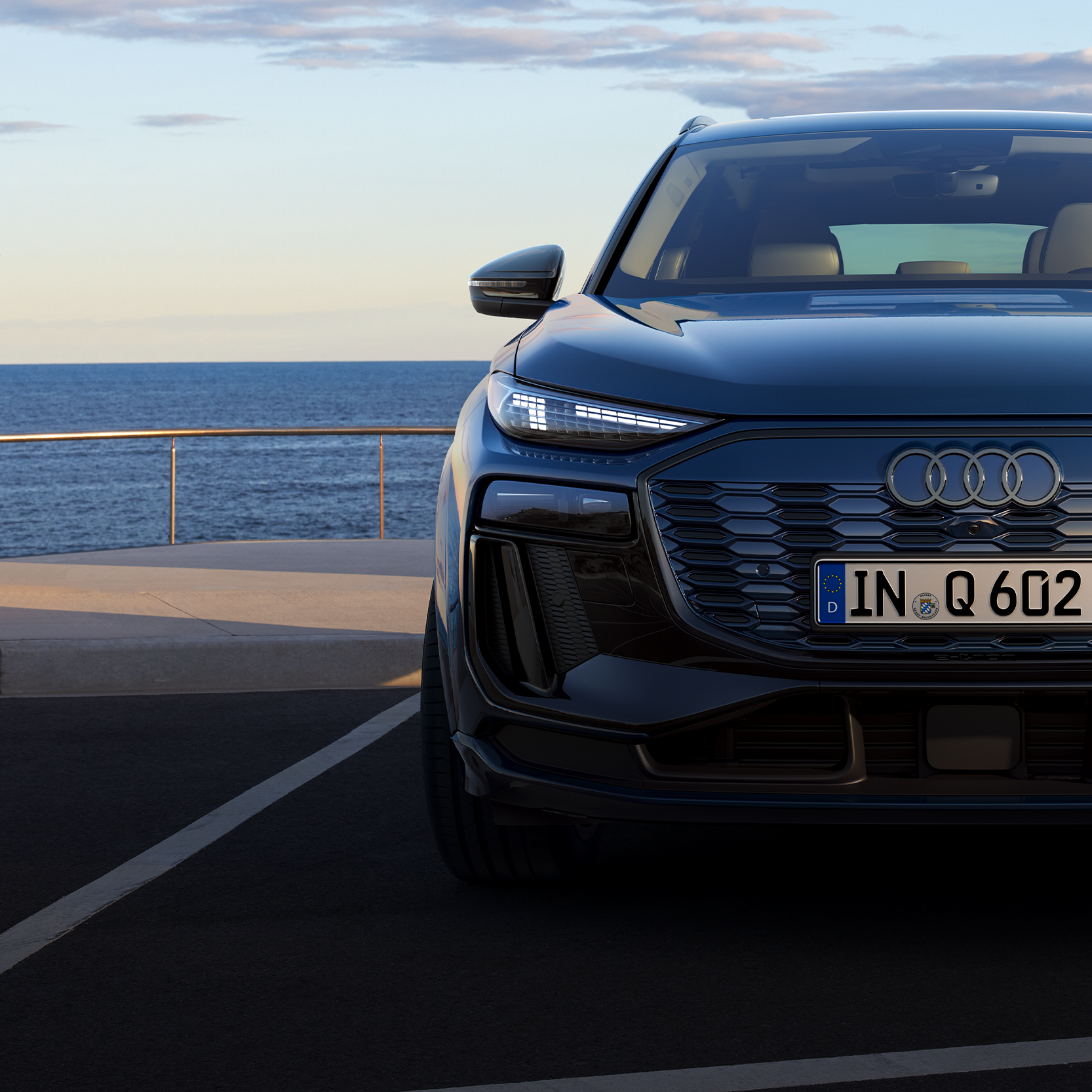 Foto del SUV eléctrico Audi Q6 e-tron.