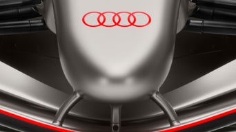 Front wing and nose view of the Audi R26 Concept