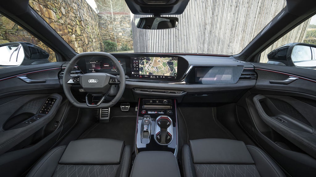 Rear interior of the all-new A6 Avant