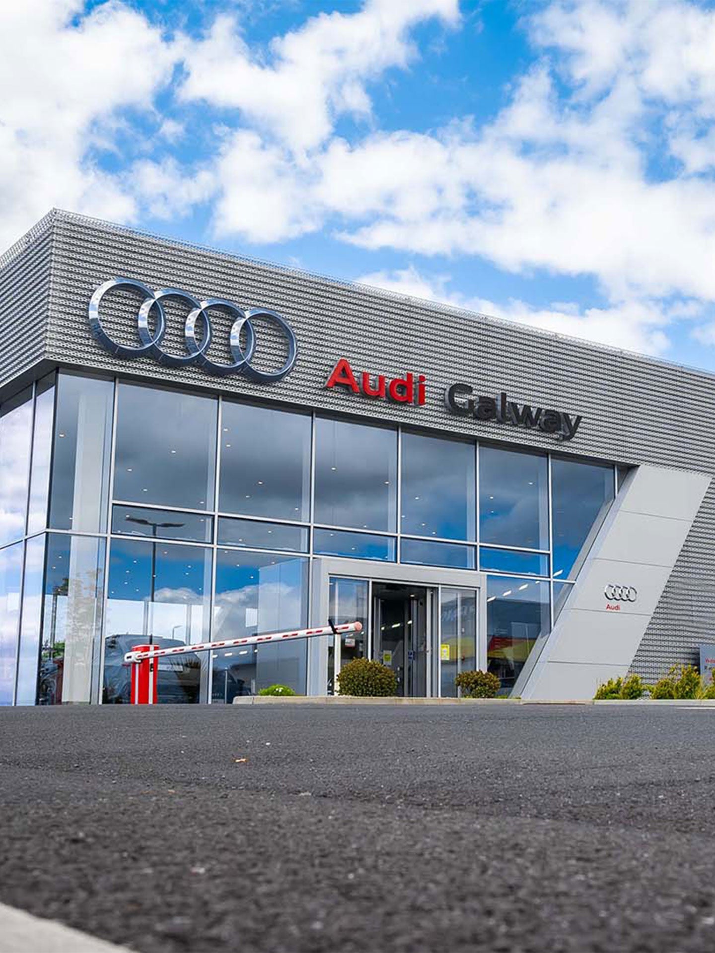 External shot of Audi Galway dealership