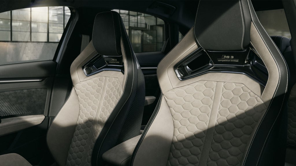 Interior of the Audi RS 3 Competition Limited