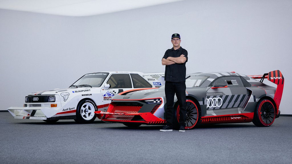 L'Audi Sport quattro S1 E2 et Ken Block :  rencontre pied au plancher
