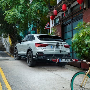 Rear view Audi Q3 Sportback