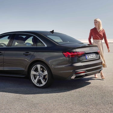 Rear view Audi A4 Sedan