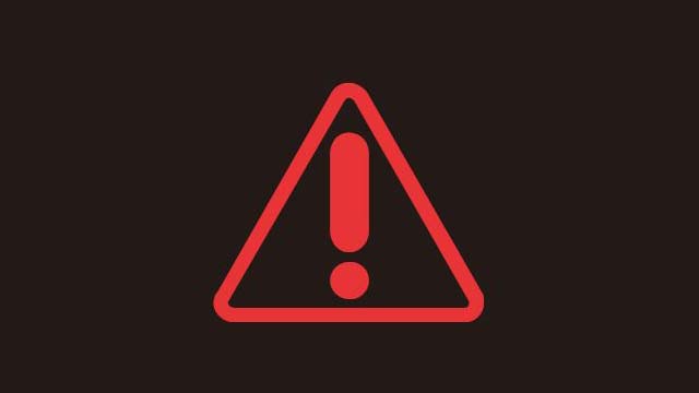 センター警告灯