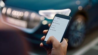 Foto de la transmisión online de Audi connect.