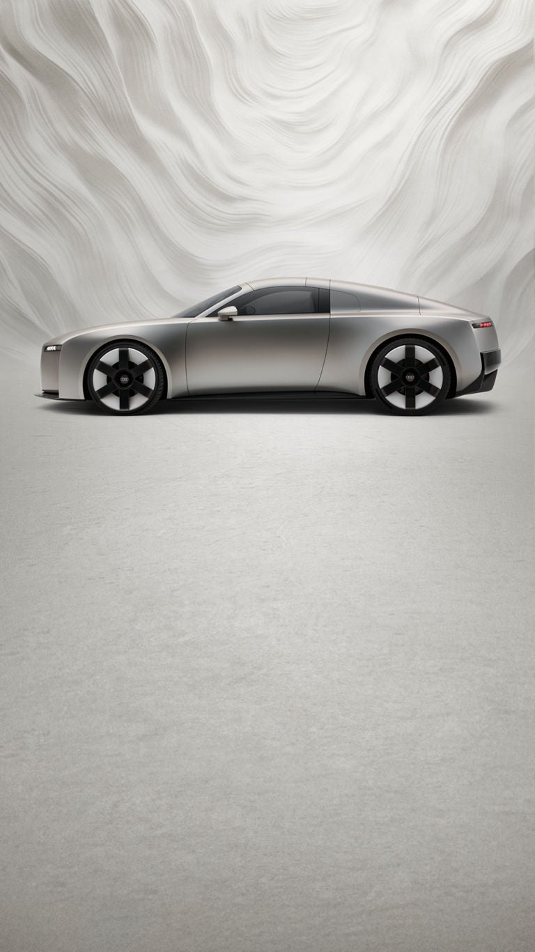 The side view of the new Audi Concept C.