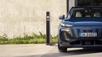 Foto del configurador de un coche Audi eléctrico.