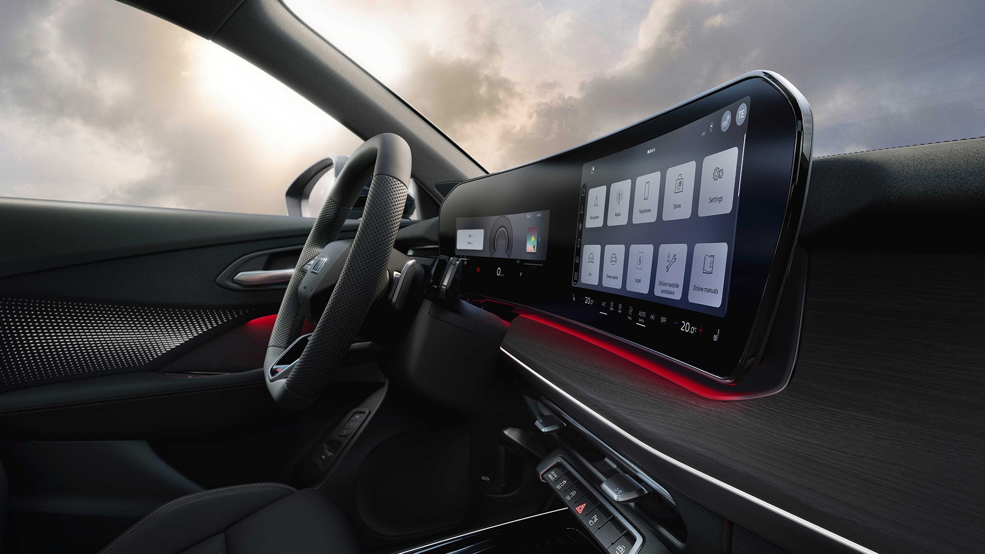 Q3 Sportback interior and digital cockpit