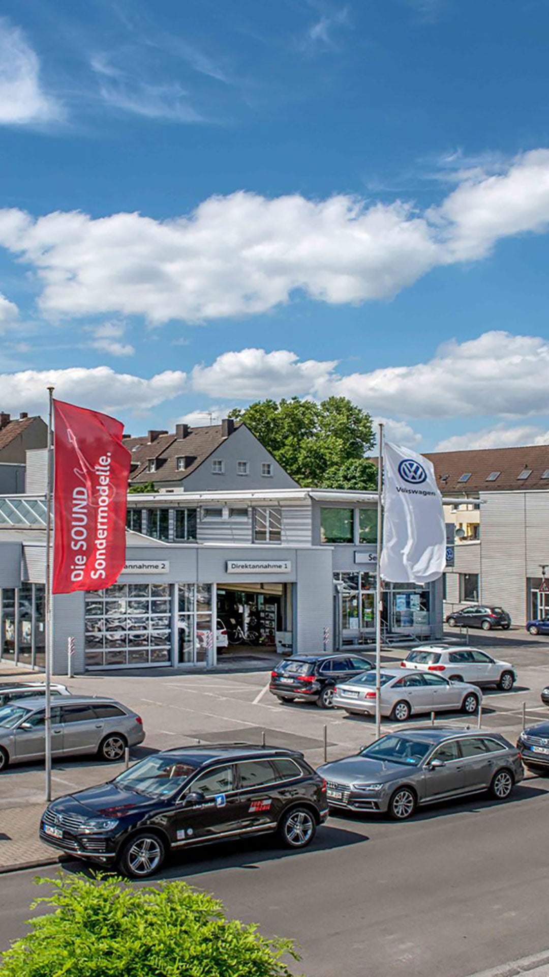 Außenansicht Kraftfahrzeugvertrieb Julius Franken