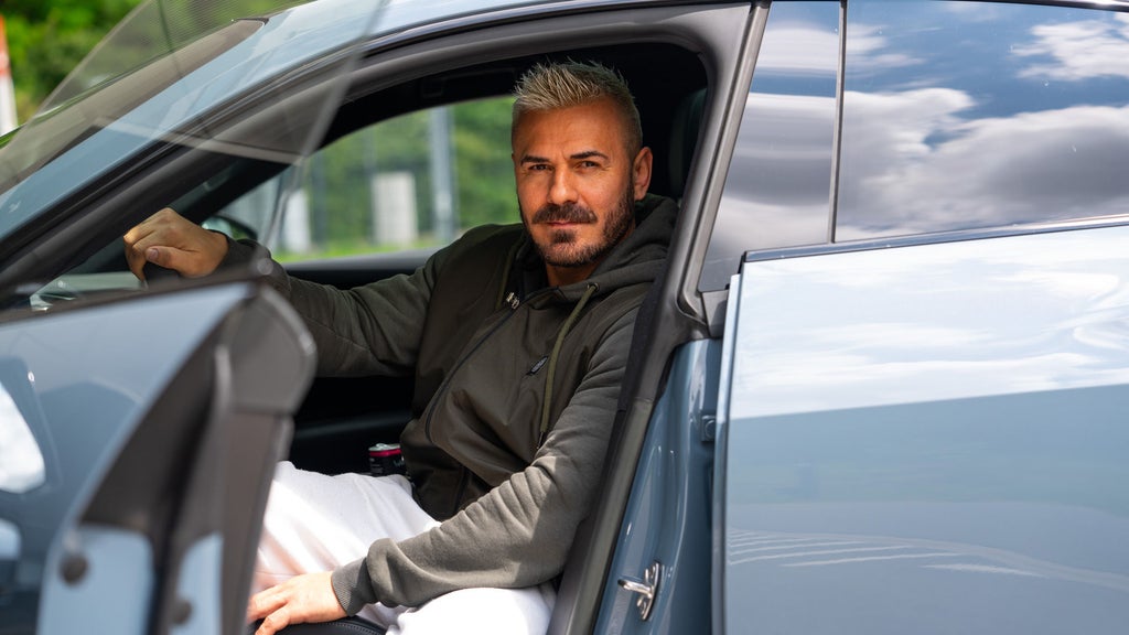Jasko sits at the wheel of his RS e-tron GT