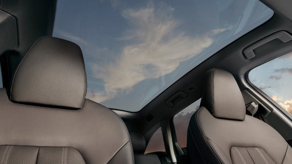Blick auf das Panoramadach aus dem inneren des A5 Avant.&nbsp;