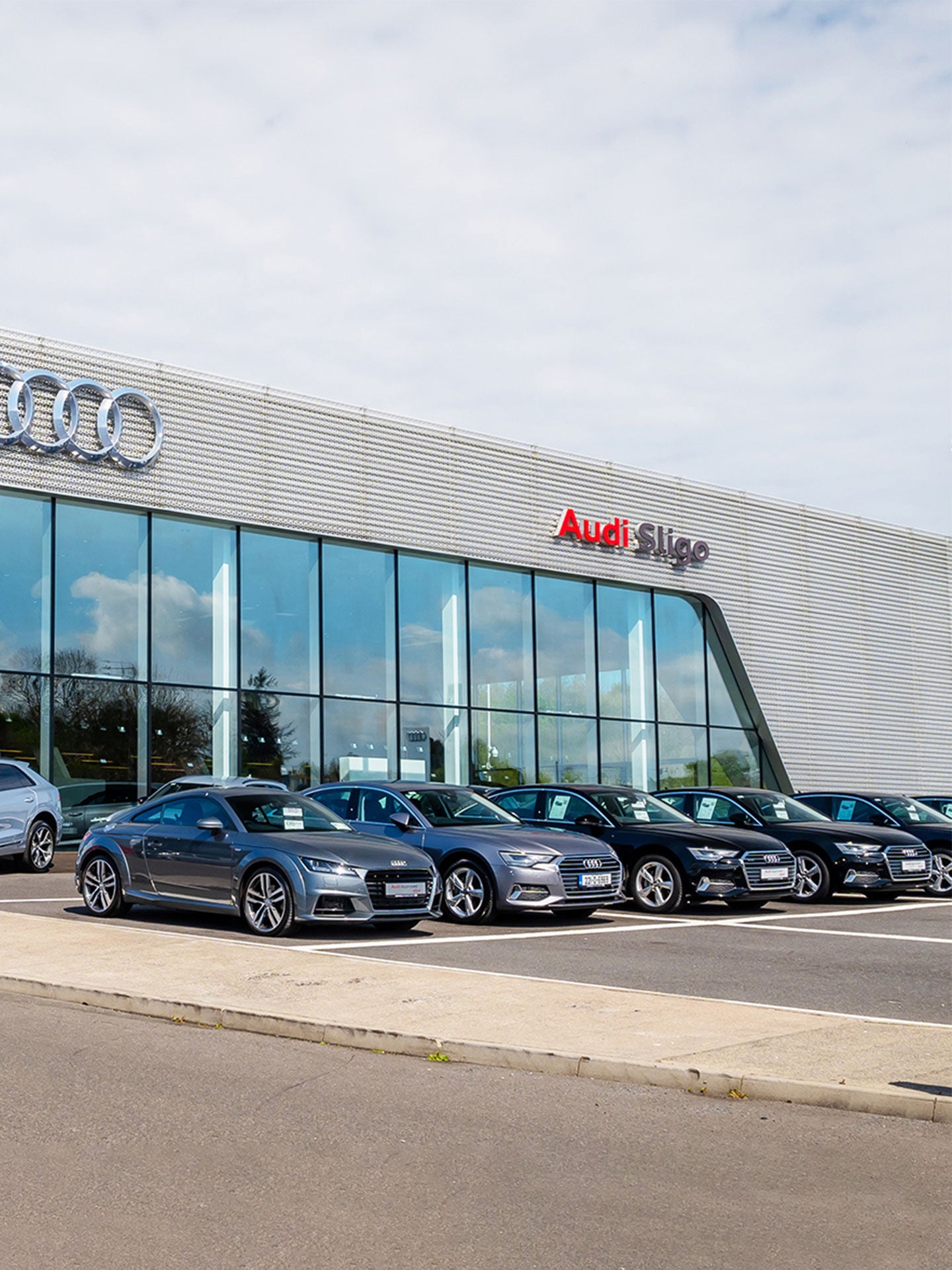 An external photo of Audi Sligo dealership