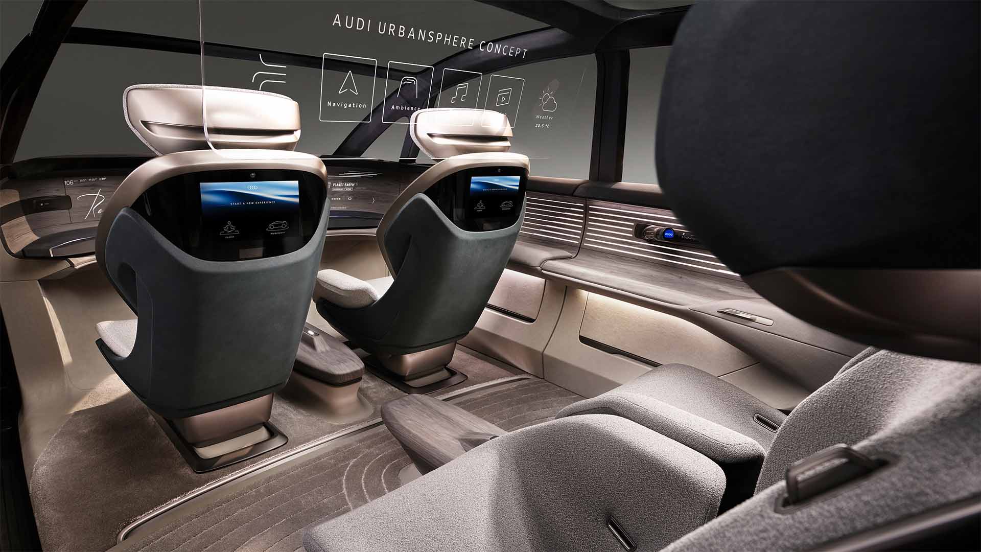 Audi urbansphere concept interiør