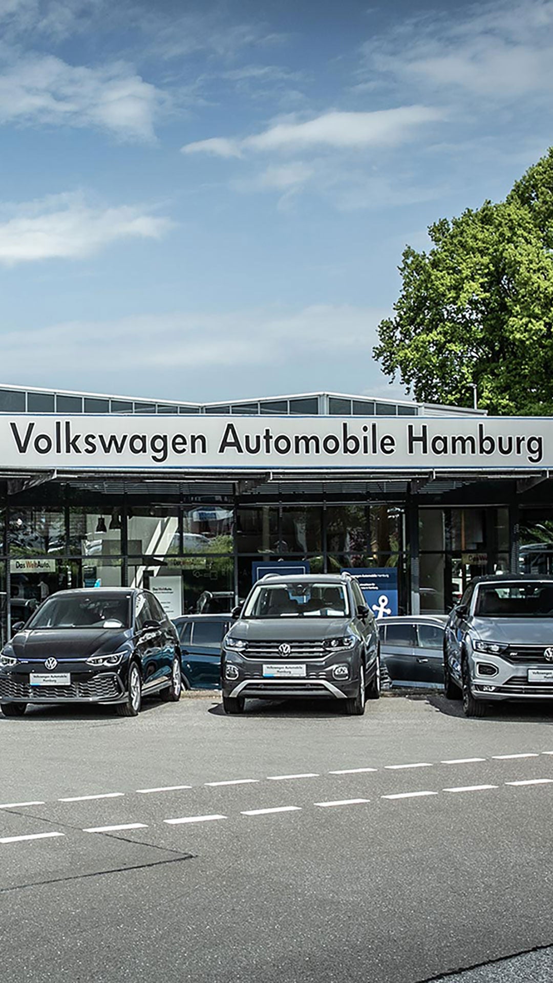 Außenansicht Volkswagen Automobile Hamburg GmbH