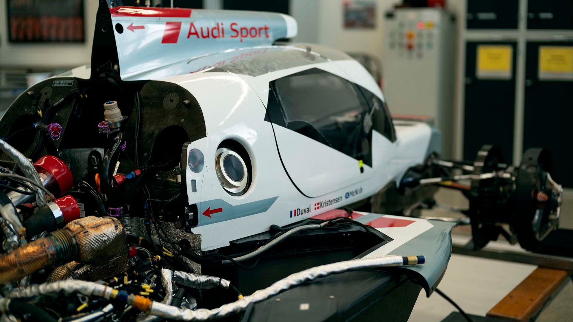 Audi R18 e-tron quattro de Audi Sport Racing Legends. 