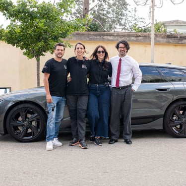 Foto de Kike Maíllo, Aline López, Gemma Morcillo y Miguel Ángel Muñoz. 