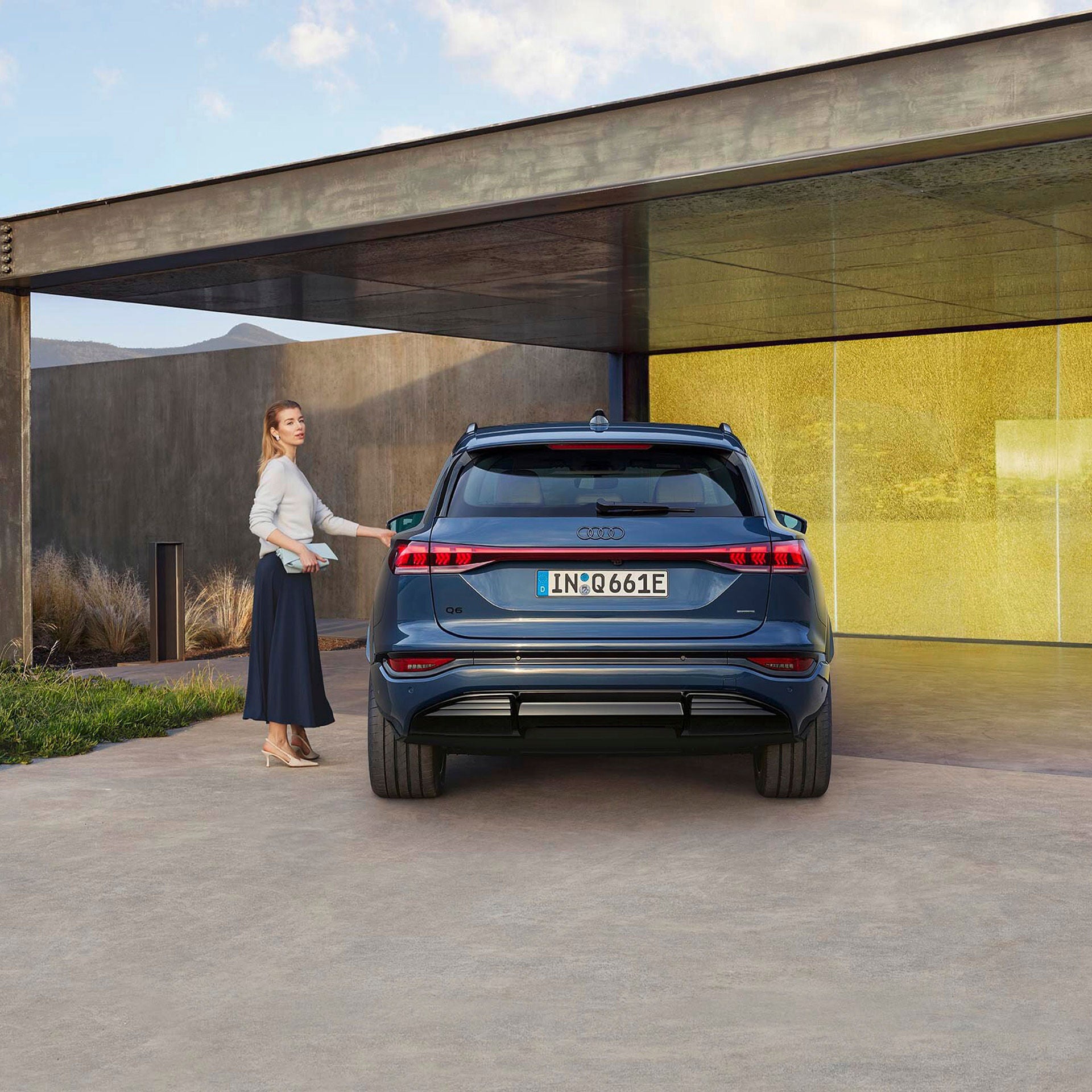 Características de un Audi Q6 e-tron de segunda mano. 