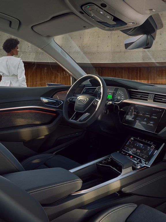 Side cockpit view Audi Q8 Sportback e-tron