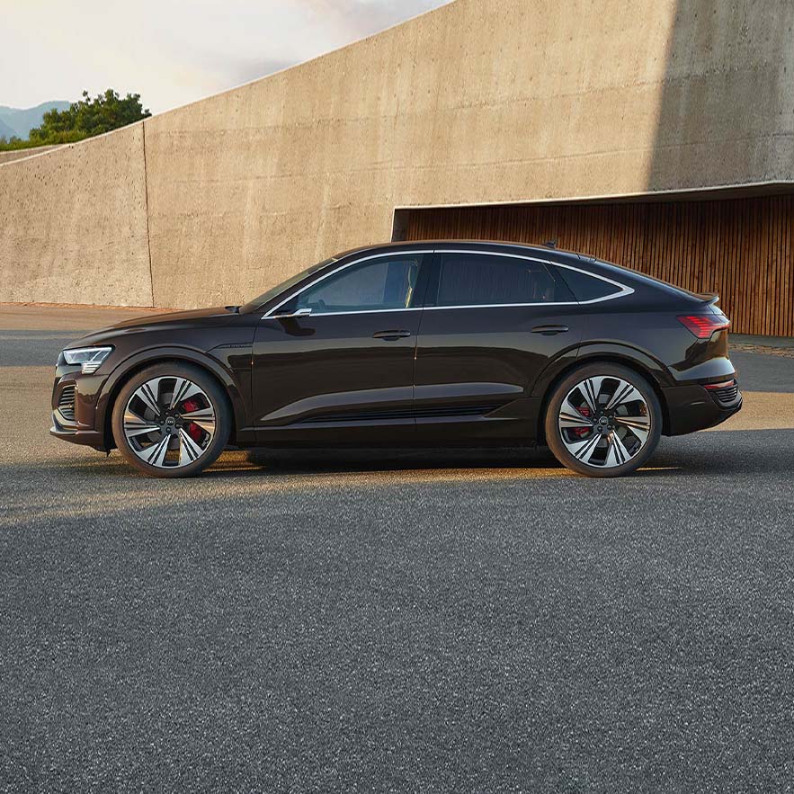 【美品 AUDI アウディ Q8 e-tron 純正 21インチ ブラック4本】 美品 AUDI アウディ Q8 e-tron 純正 21インチ ブラック4本】 Audi Q8 e-