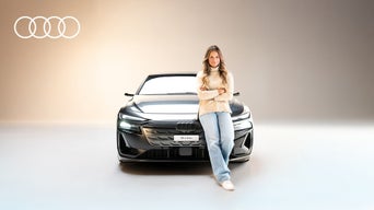 Corinne Suter et l’Audi S6 Avant e-tron