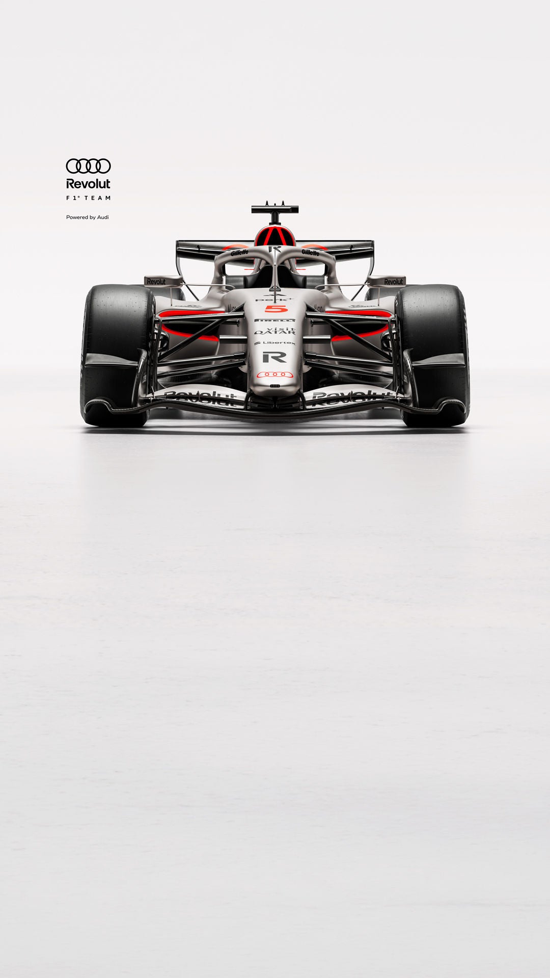 Side view of the Audi R26.