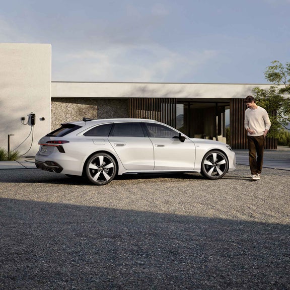 Foto de un Audi A6 Avant e-hybrid. 