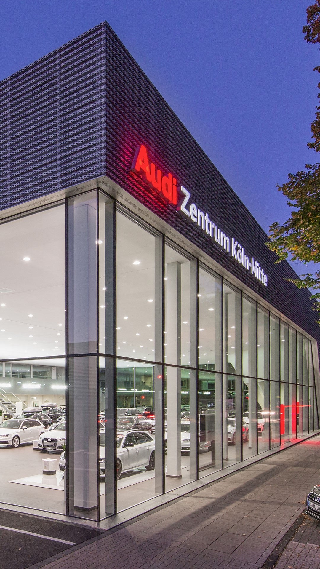 Außenansicht Audi Zentrum Köln-Mitte