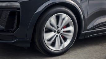 Nahaufnahme einer dynamischen Nabenkappe