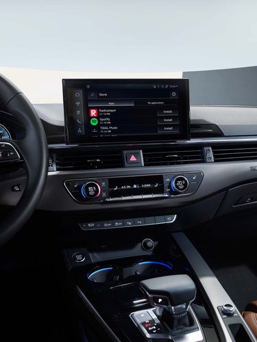 Foto de la tienda de aplicaciones de Audi.