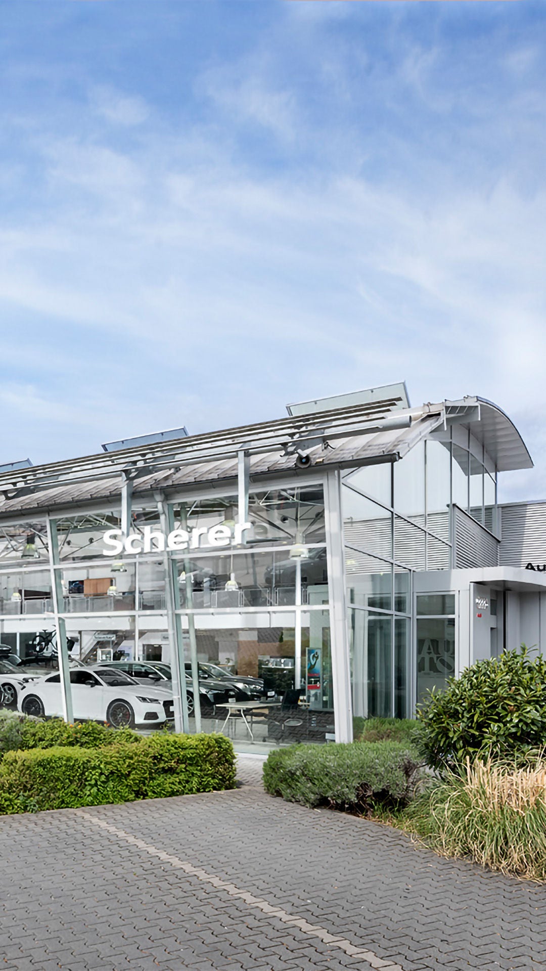 Außenansicht Autohaus Scherer Ludwigshafen 