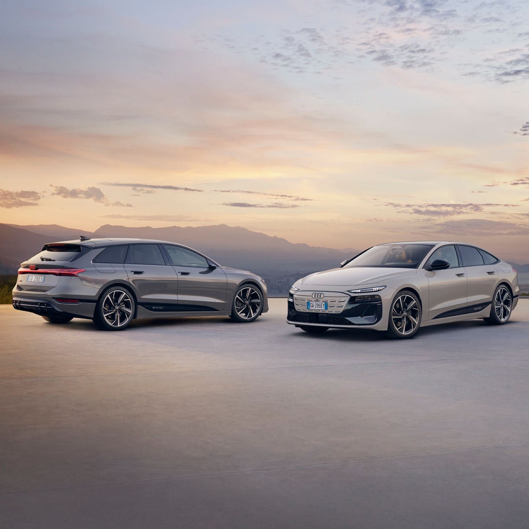 Vista gamma Audi A6 e-tron della Gamma Business.