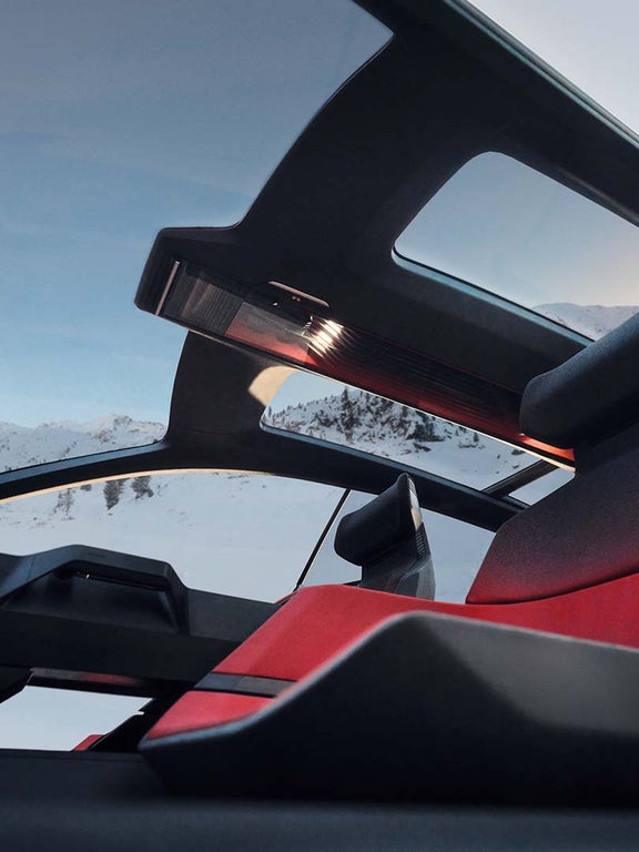 Interior Audi activesphere concept.