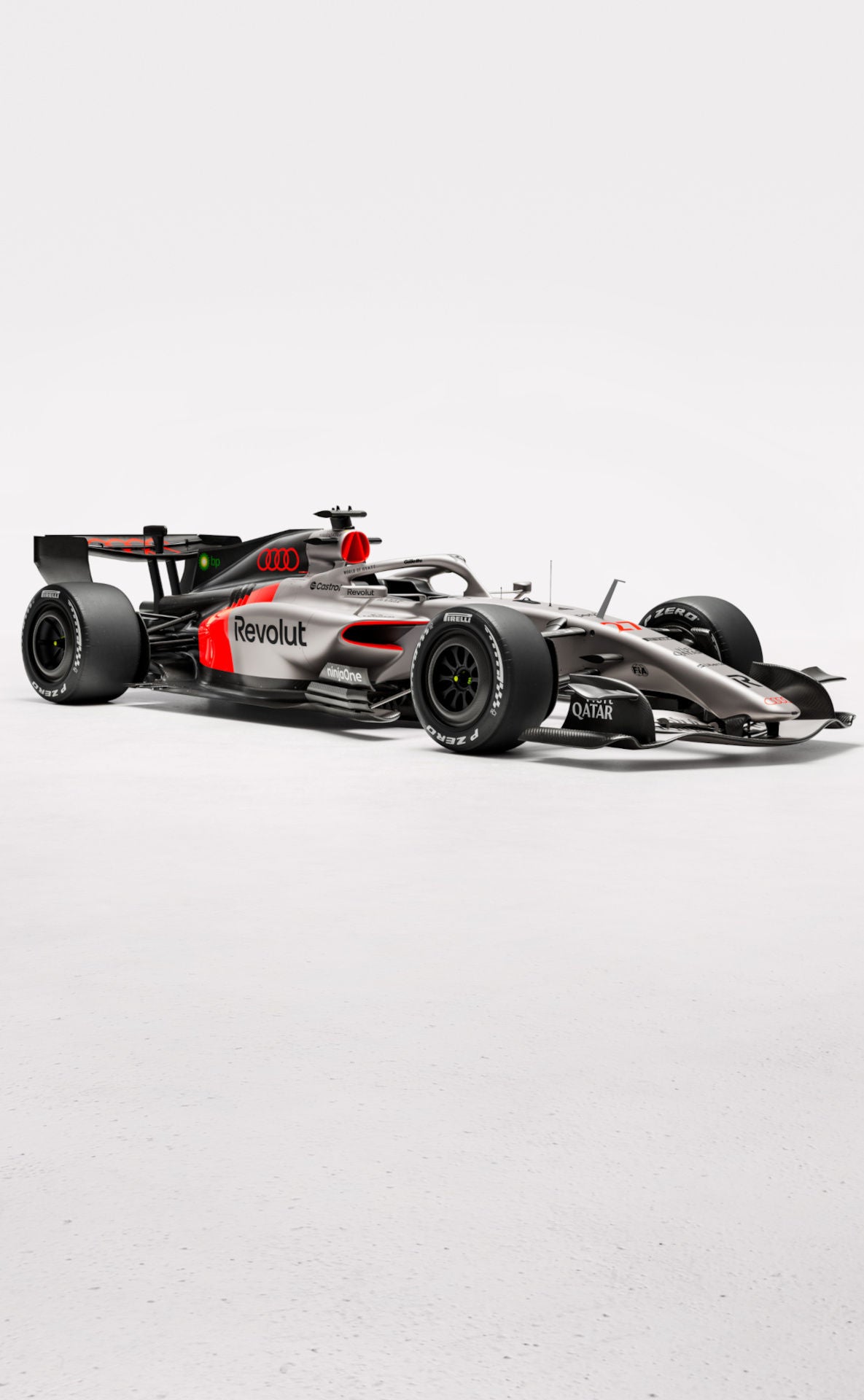 The photo shows the Audi R26.