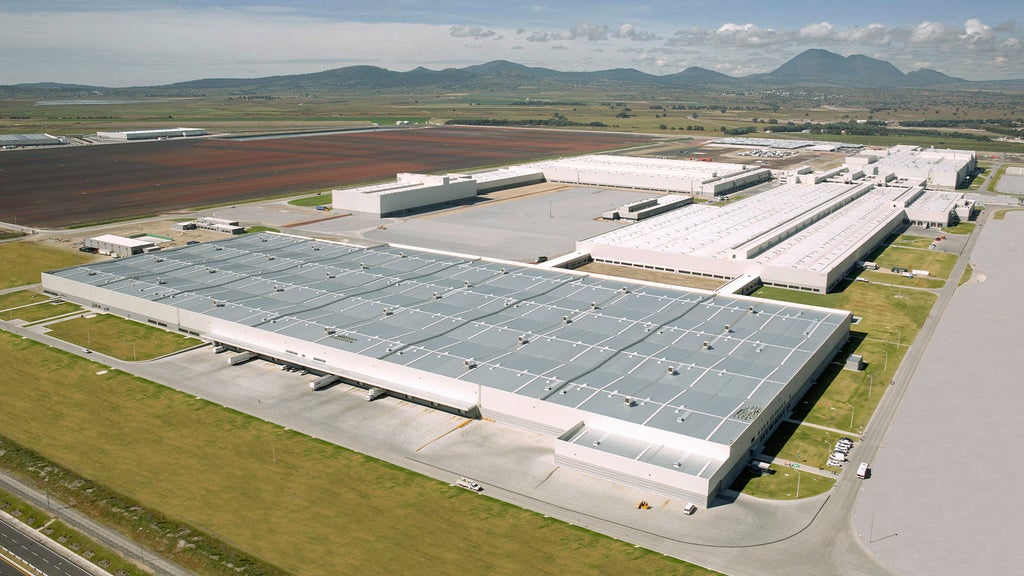 De fabriek in San José Chiapa in Mexico.