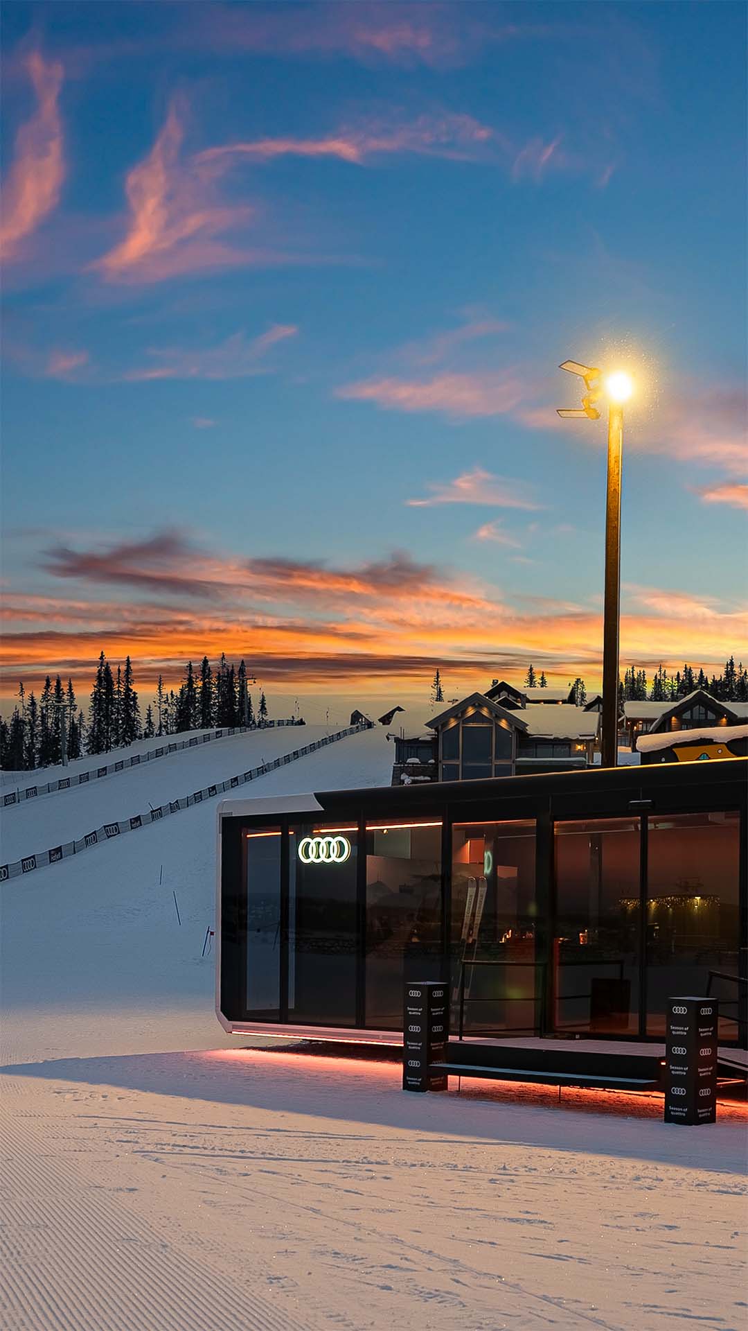 Audi quattro lounge på Hafjell