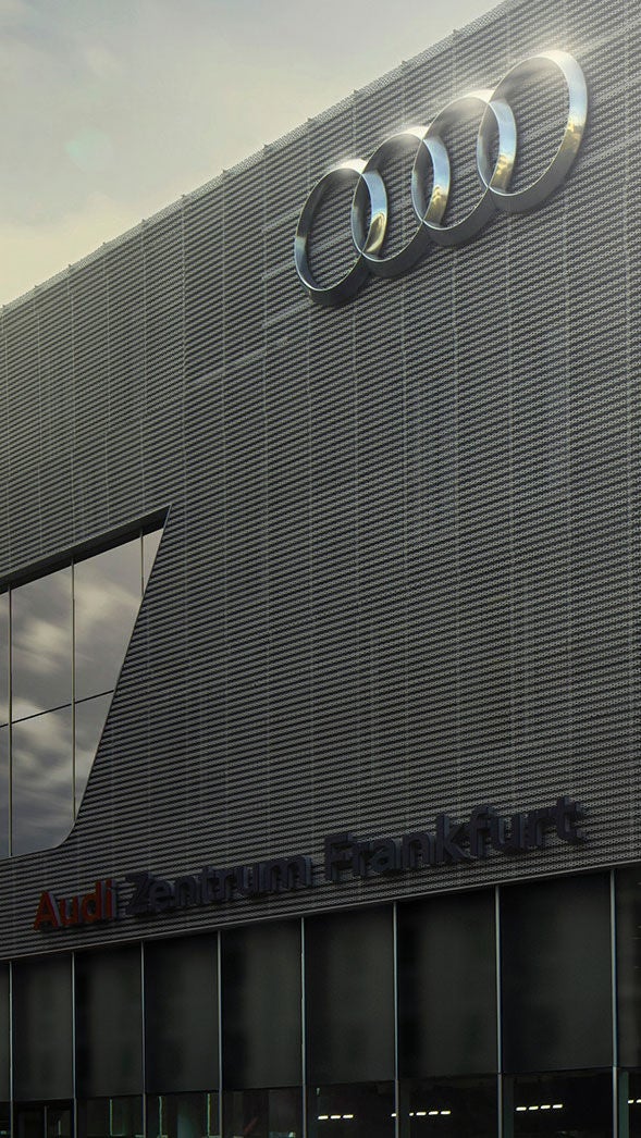 Außenansicht Audi Zentrum Frankfurt