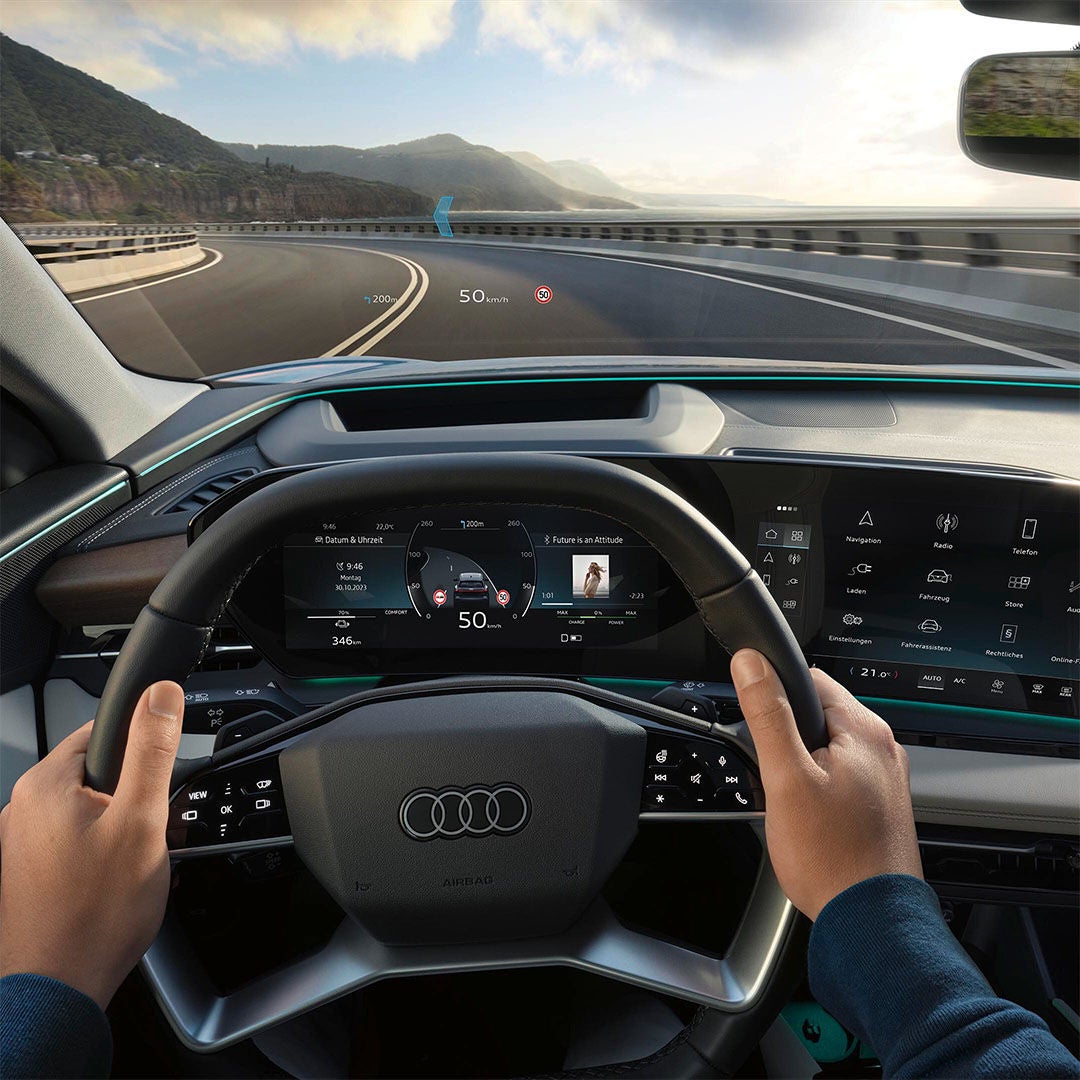 Andre generasjon Augmented Reality Head-up-Display fra Audi