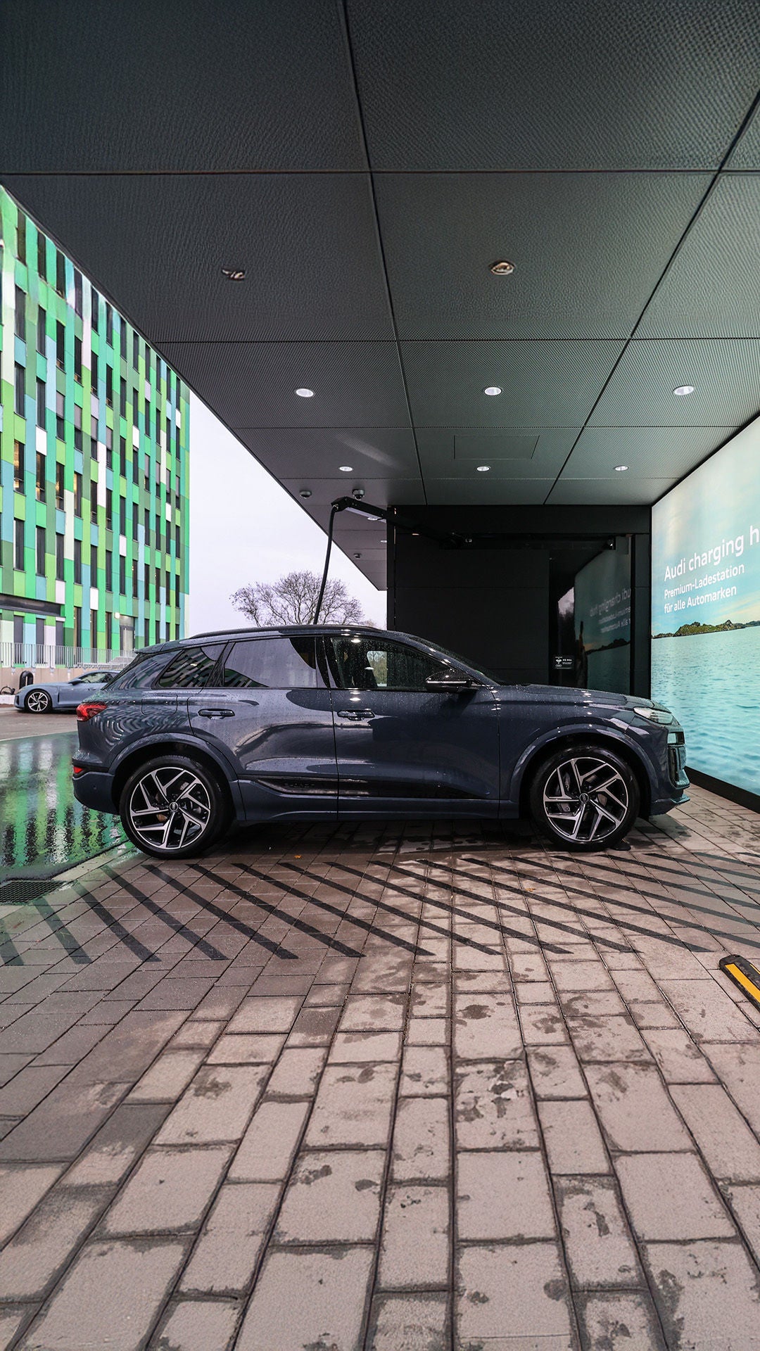 Audi charging hub in Düsseldorf EUREF