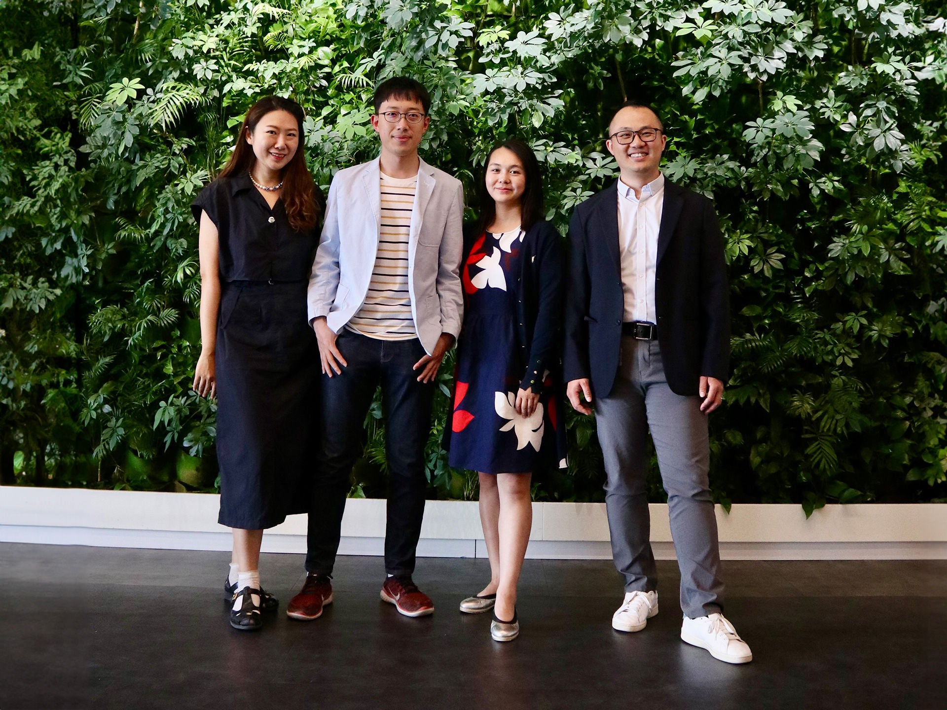Group shot of the Audi Business Innovation team