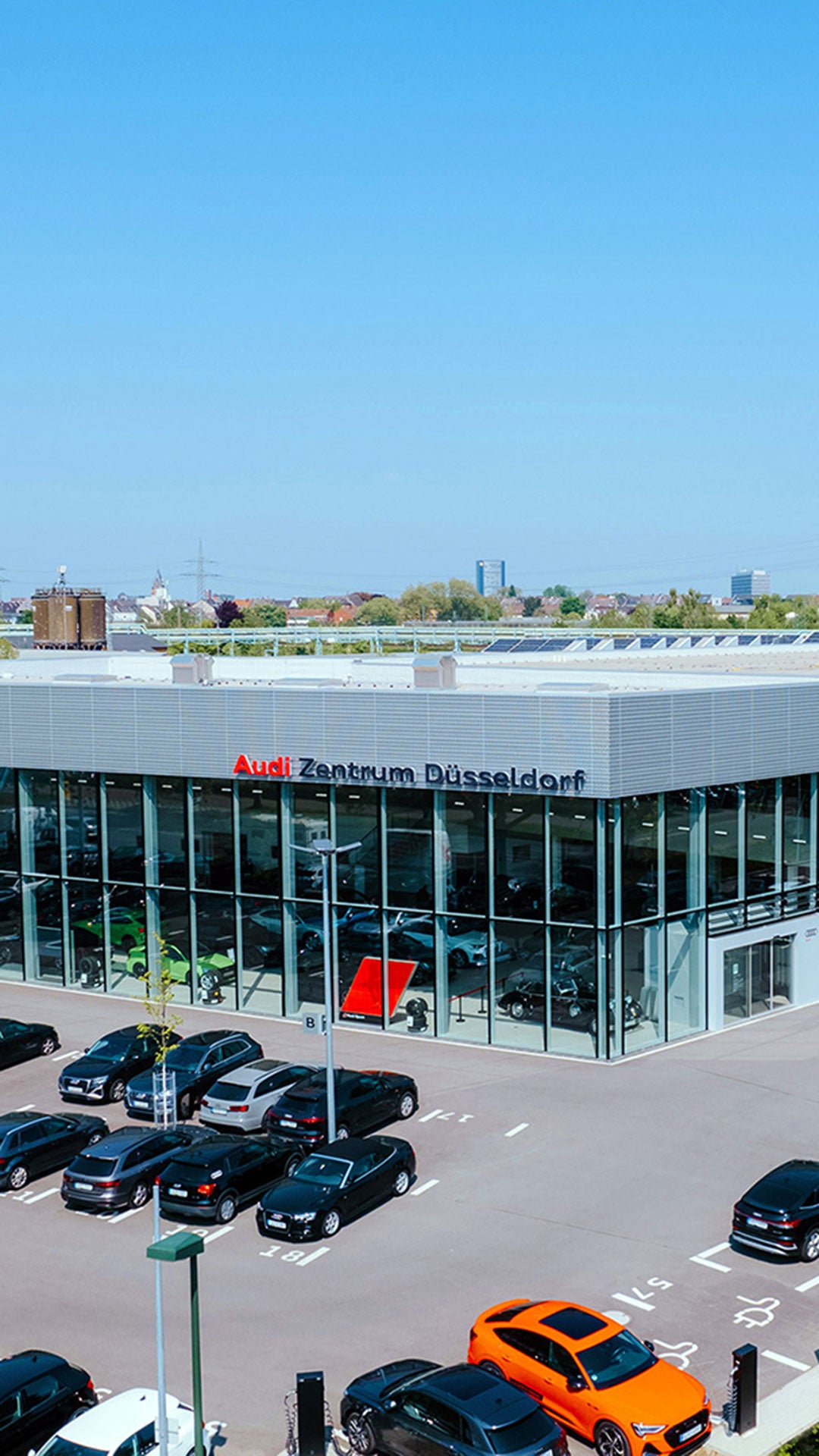 Außenansicht Audi Zentrum Düsseldorf